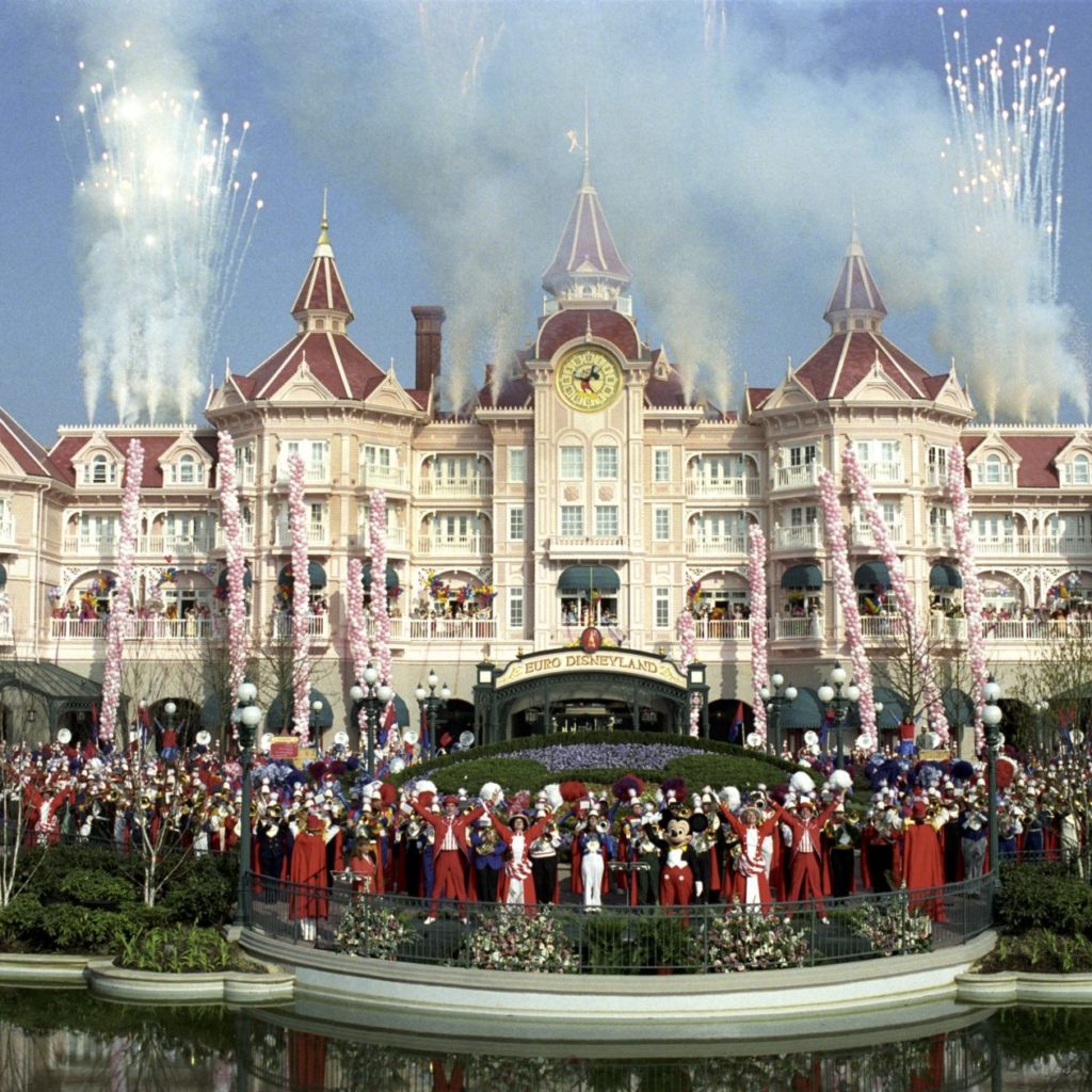 L'inauguration du Parc Disneyland Paris