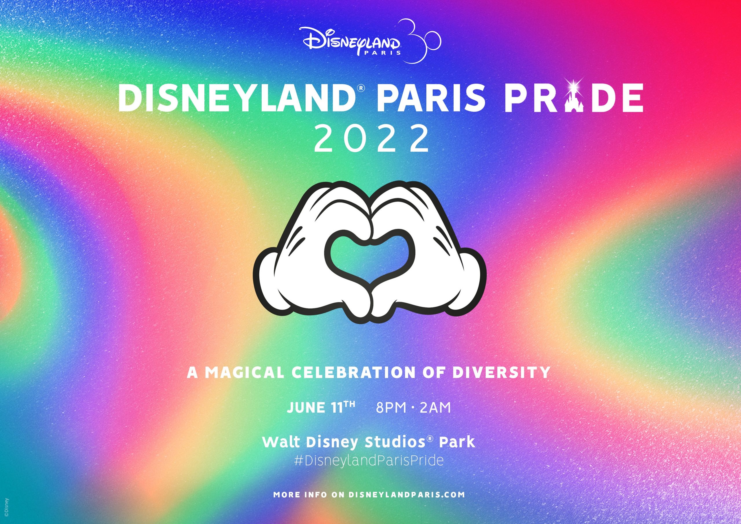 Disneyland Paris Pride Returns June 11, 2022 to Celebrate Diversity