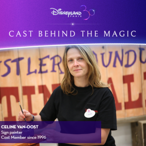 Cast Behind the Magic : Meet Celine Van Oost, a sign painter