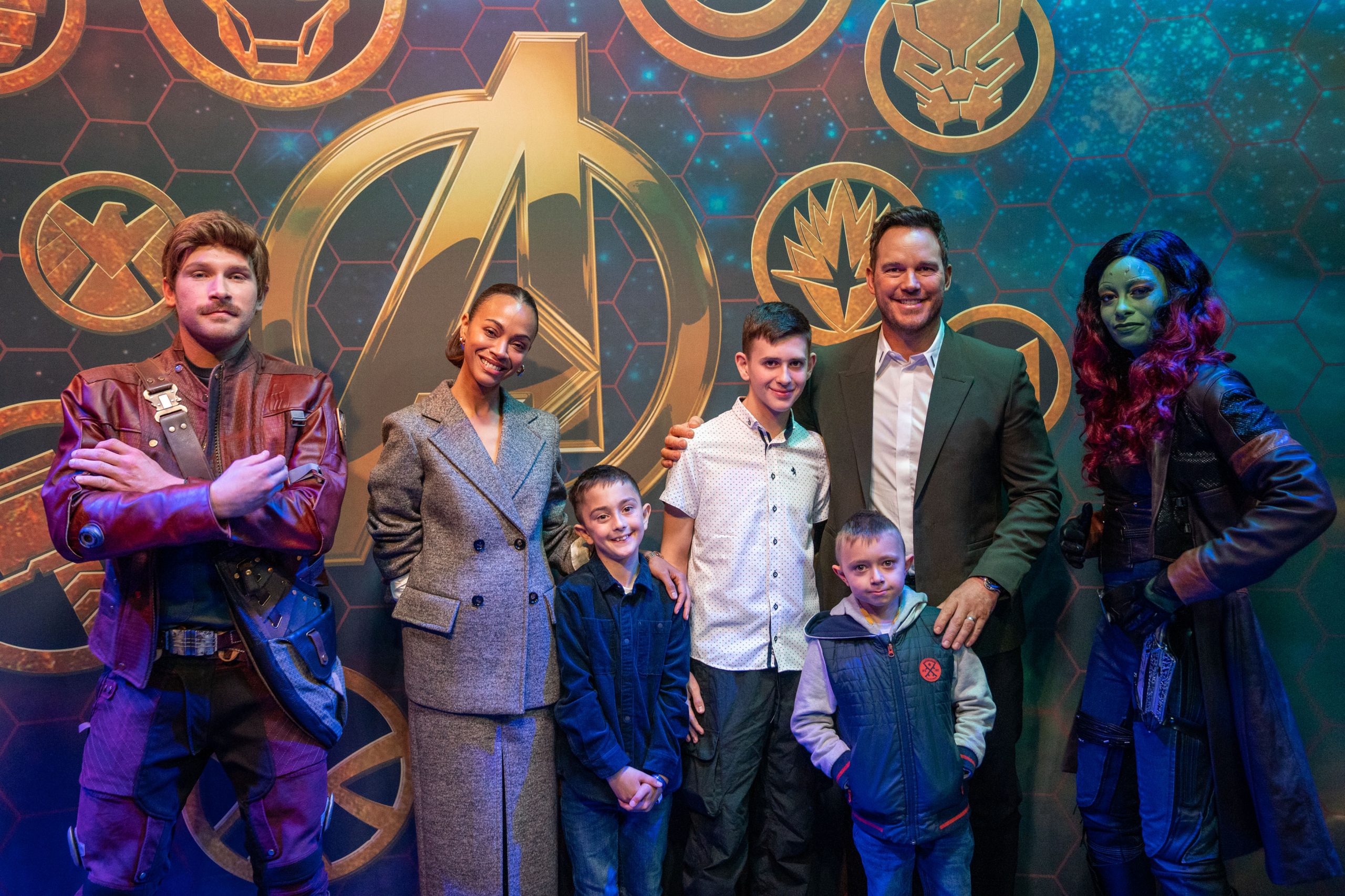 A magical weekend for Make-A-Wish kids at the European Gala Event of Guardians of the Galaxy, vol.3