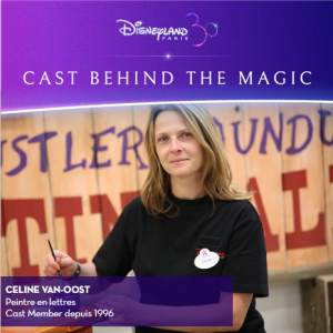 Cast Behind the Magic : Rencontre avec Céline Van Oost, Peintre en lettres