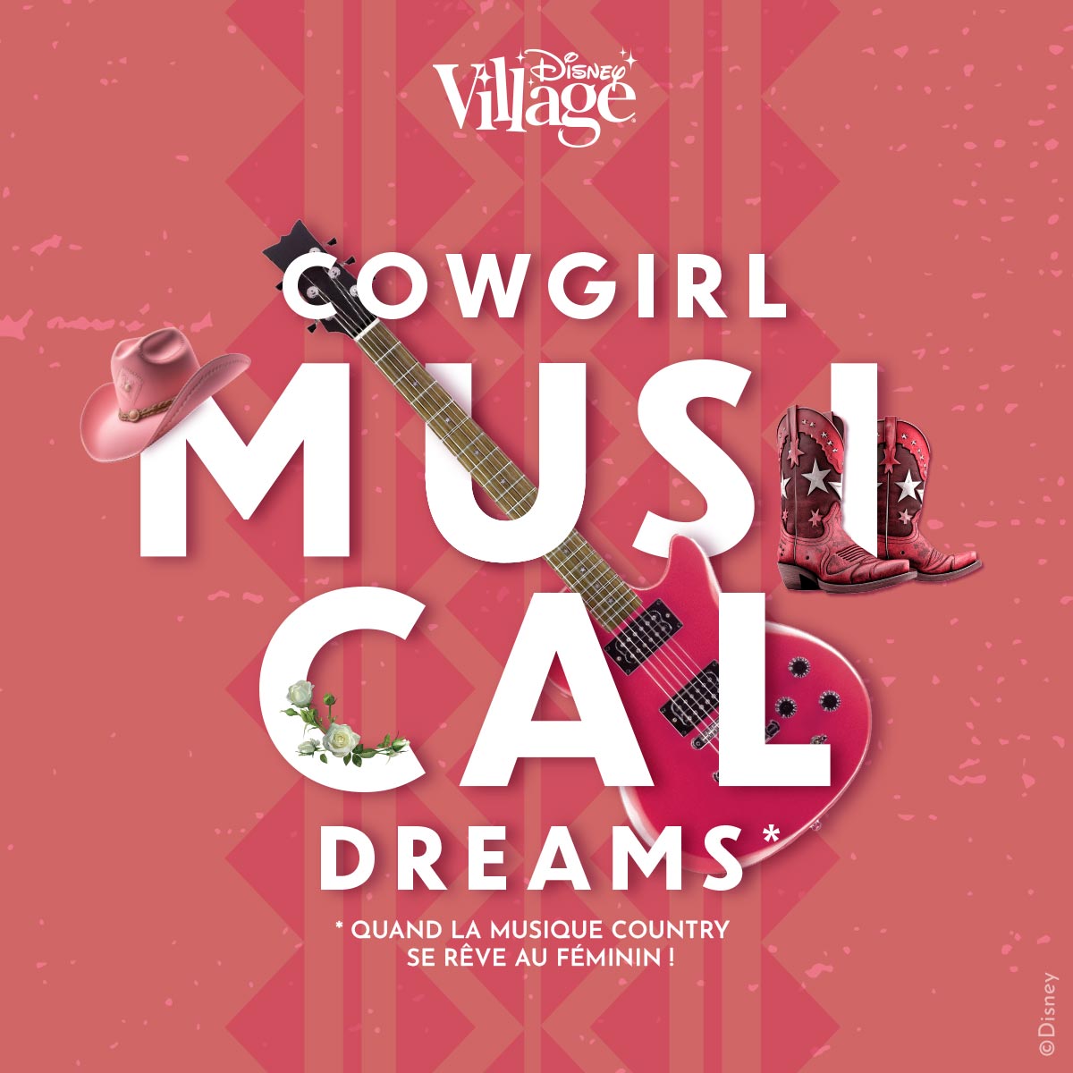 COWGIRL MUSICAL DREAMS AT DISNEY VILLAGE – Meet artists Justyna Kelley and Carlton Moody