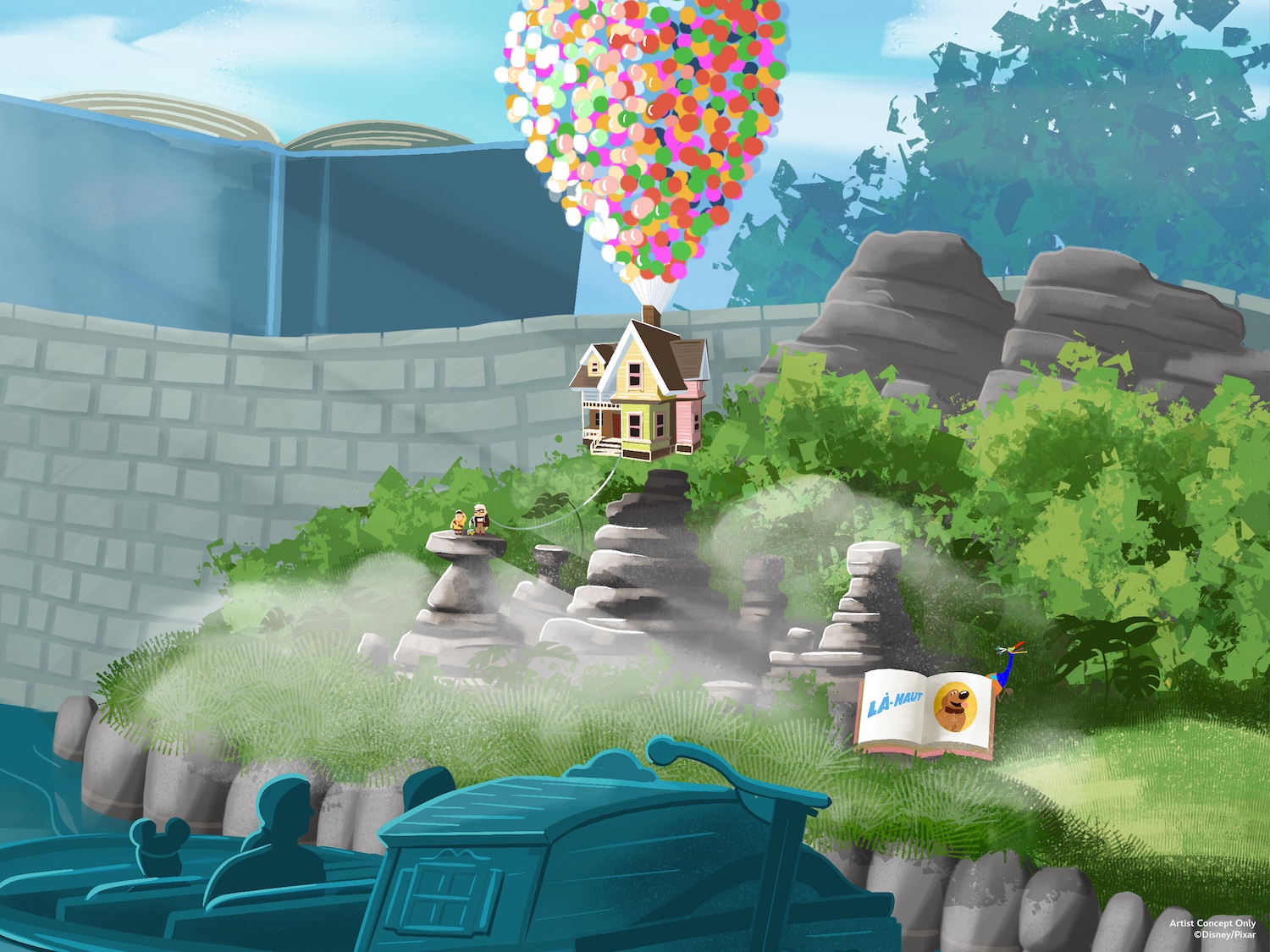 New Scene from Pixar’s “Up” Coming to Storybook Land, With Presenting Sponsor