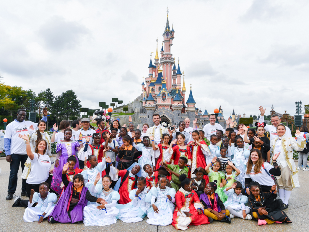 Secours Populaire Children Welcomed for Royal Breakfast at Disneyland Hotel 