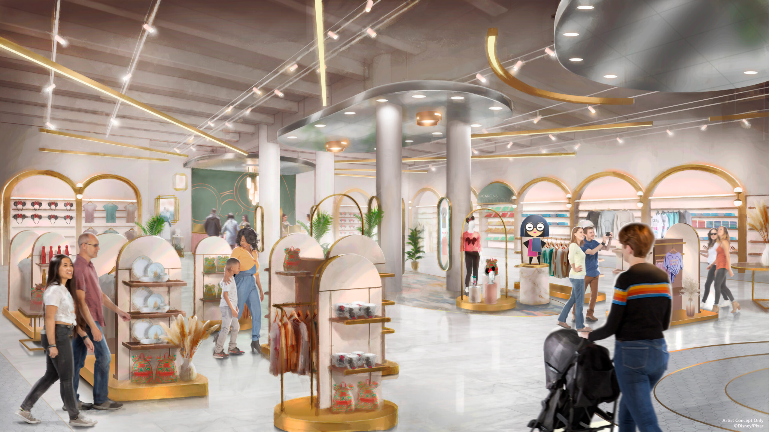 DISNEY STYLE, DISNEY GLAMOUR ET DECO BY DISNEY : DECOUVREZ LES FUTURES NOUVELLES BOUTIQUES DE DISNEY VILLAGE